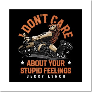 Becky Lynch Stupid Feelings Posters and Art